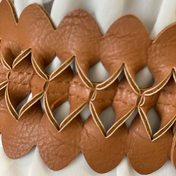 Fashion women’s waist belt leather and elastic, fit up to 38 inches waist size - Picture 3 of 6